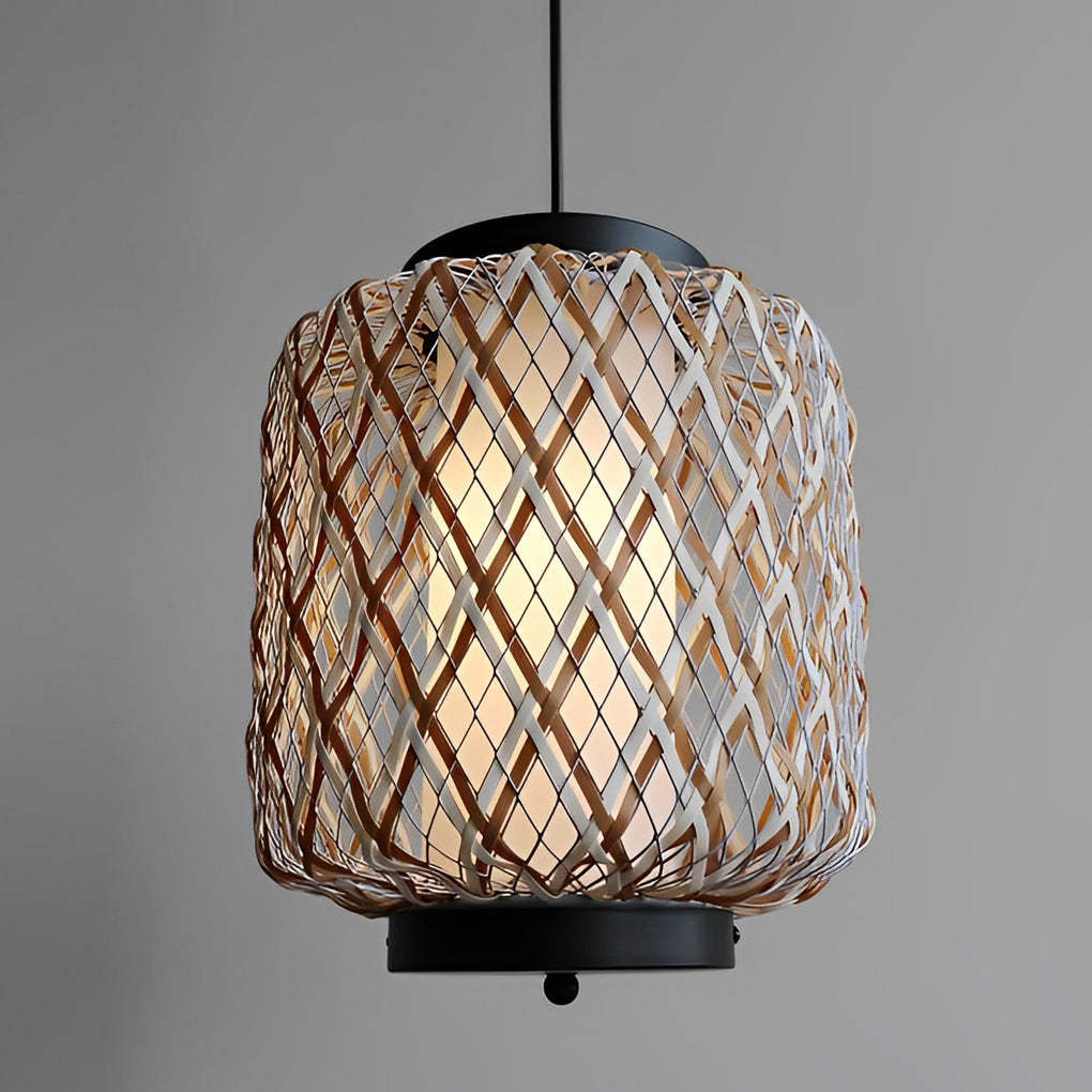 Rattan Waterproof Rustic Modern Outdoor Chandelier Pendants Ceiling Lights-Lighom