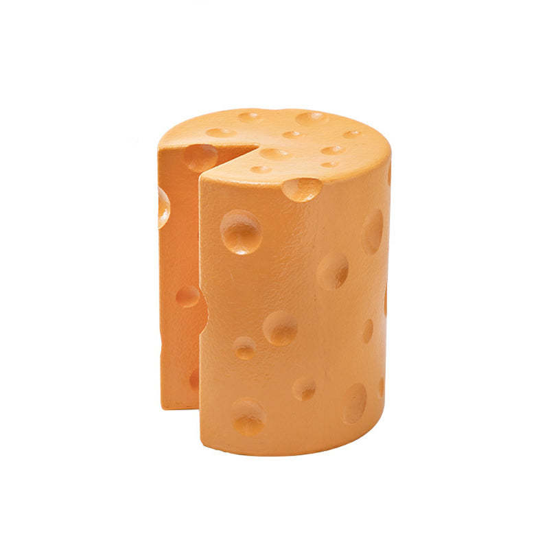 Contemporary Kids Cheese Resin Side Table