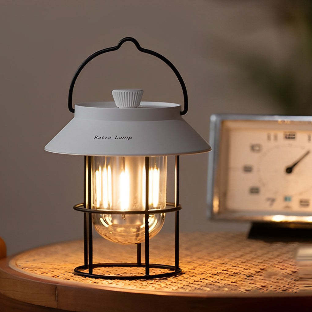 USB Rechargeable Dimmable LED Hanging Stand Portable Outdoor Lanterns-Lighom