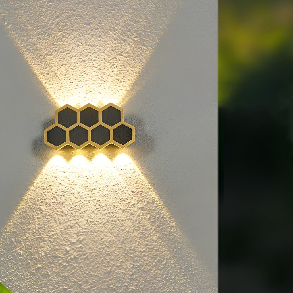 Beehive-shaped LED Up and Down Lights Waterproof Modern Wall Washer Light-Lighom