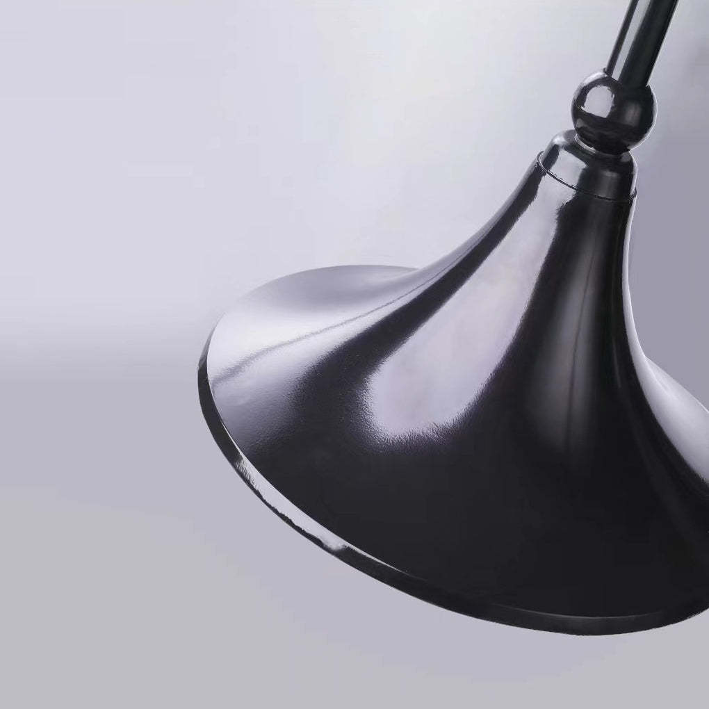 Creative Trumpet Shaped Waterproof LED Black Vintage Outdoor Wall Lamp-Lighom
