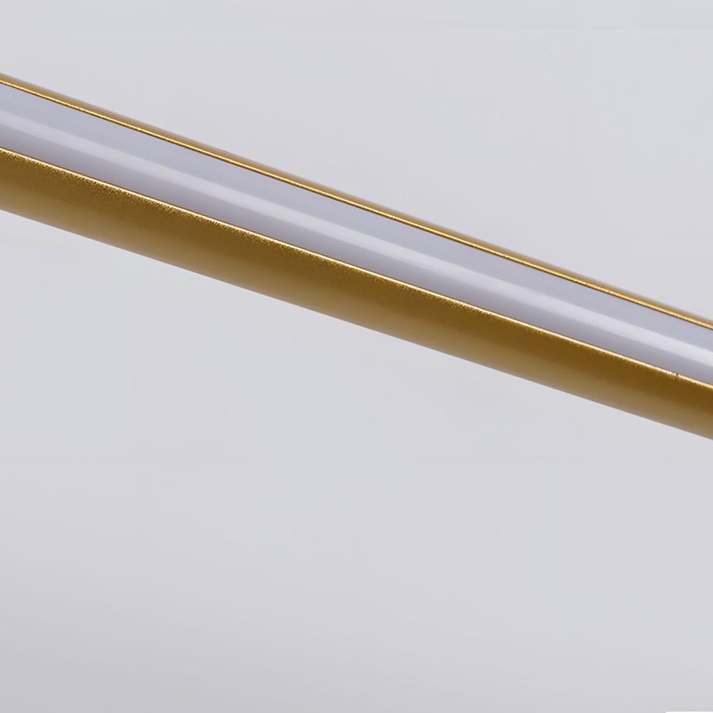 Ultra-Slim Cylindrical LED Bathroom Vanity Light with Indirect Lighting, 26.8''/38.6''/50.4''-Lighom