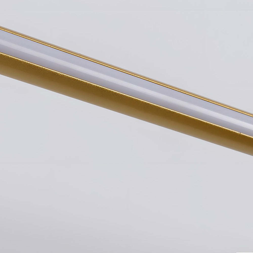 Ultra-Slim Cylindrical LED Bathroom Vanity Light with Indirect Lighting, 26.8''/38.6''/50.4''-Lighom