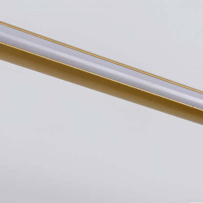 Ultra-Slim Cylindrical LED Bathroom Vanity Light with Indirect Lighting, 26.8''/38.6''/50.4''-Lighom