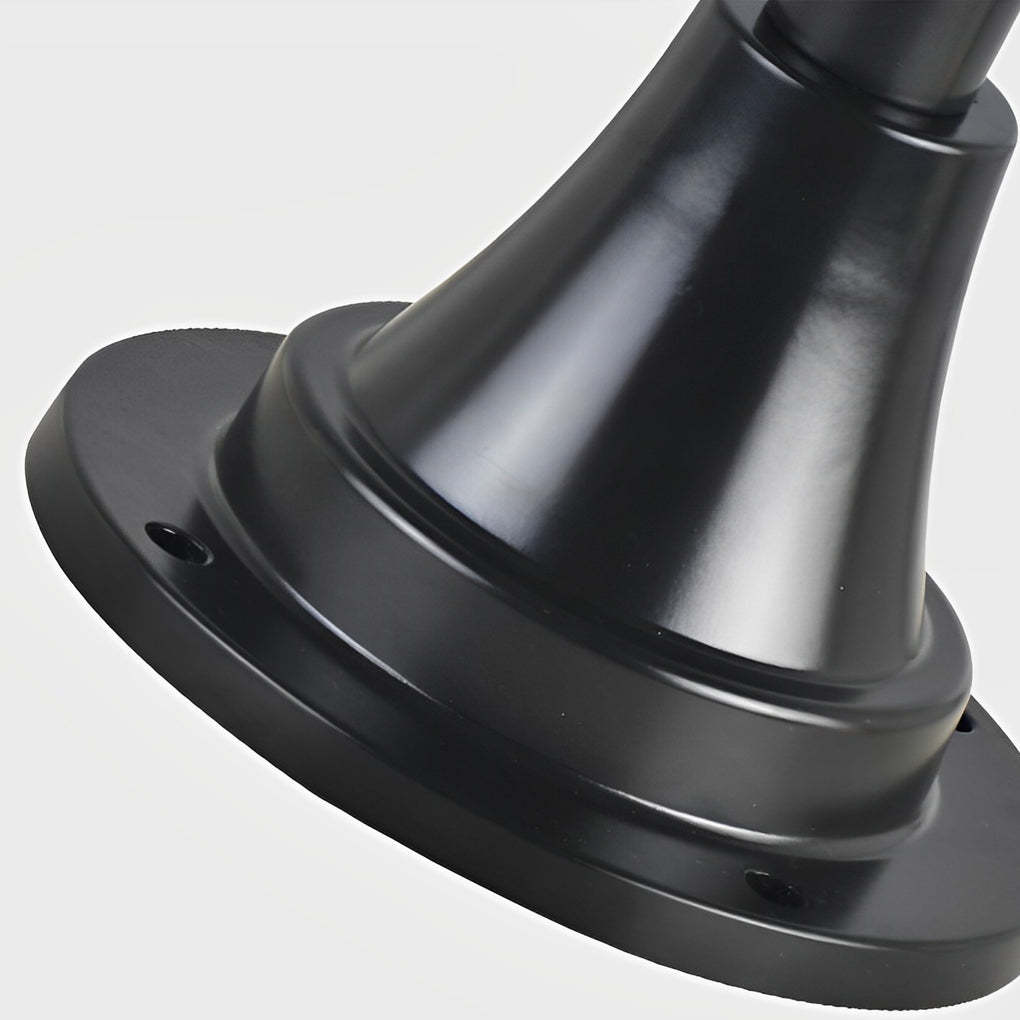 Round LED Waterproof Intelligent Modern Solar Lamp Post Outdoor Light-Lighom