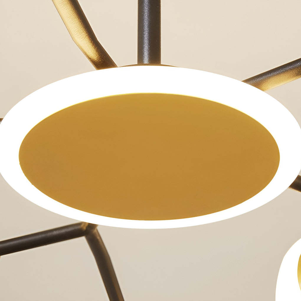 Circle LED Modern Pendant Ceiling Chandelier