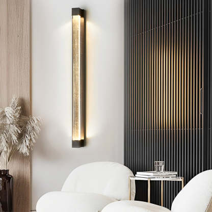 Minimalist Strip Crystal LED Postmodern Wall Lamp Wall Sconce Lighting-Lighom