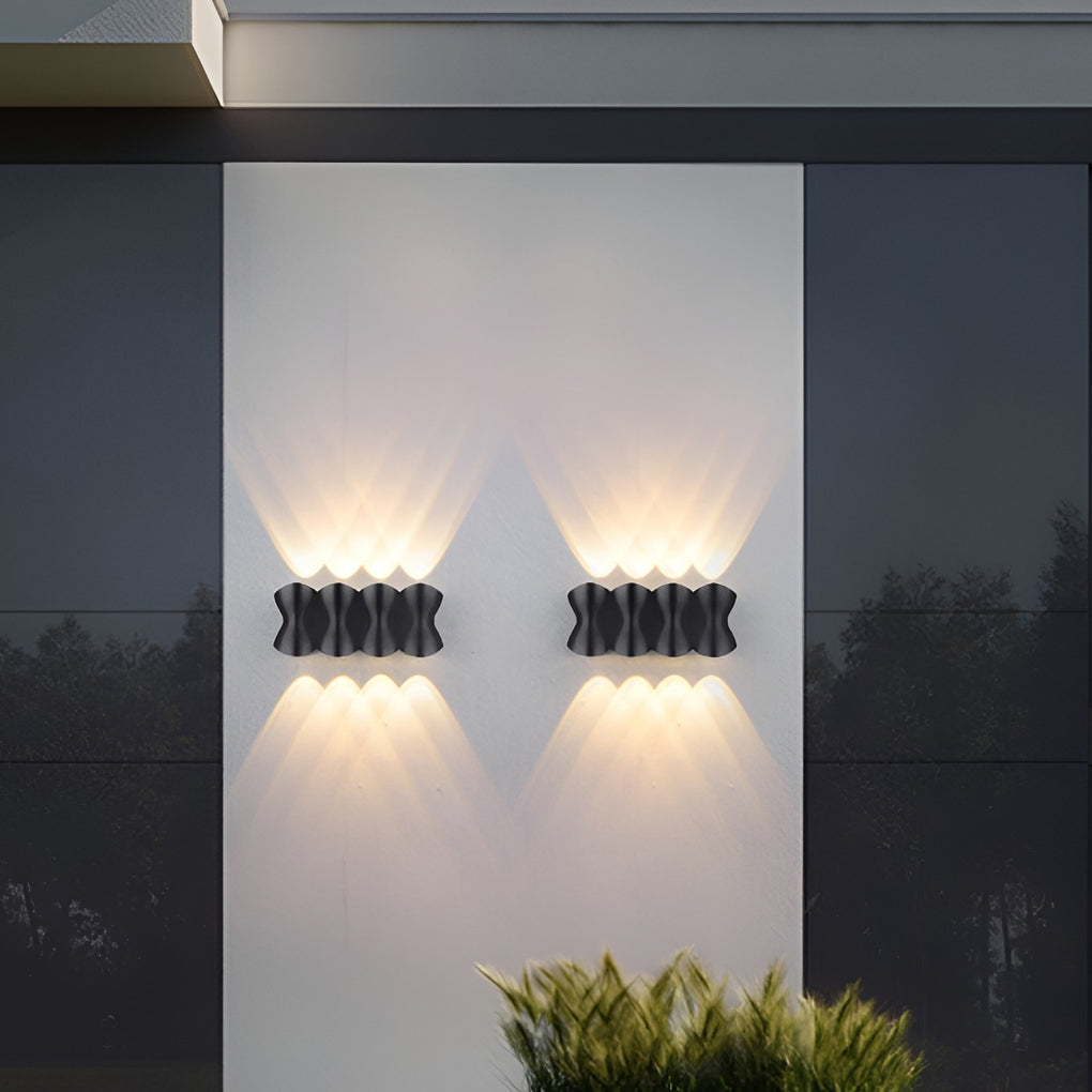 Creative LED Up and Down Lights Waterproof Modern Outdoor Wall Lamp-Lighom