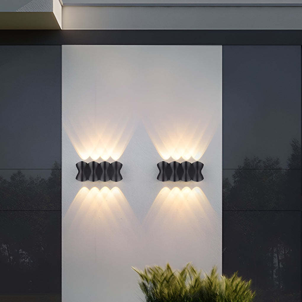 Creative LED Up and Down Lights Waterproof Modern Outdoor Wall Lamp-Lighom