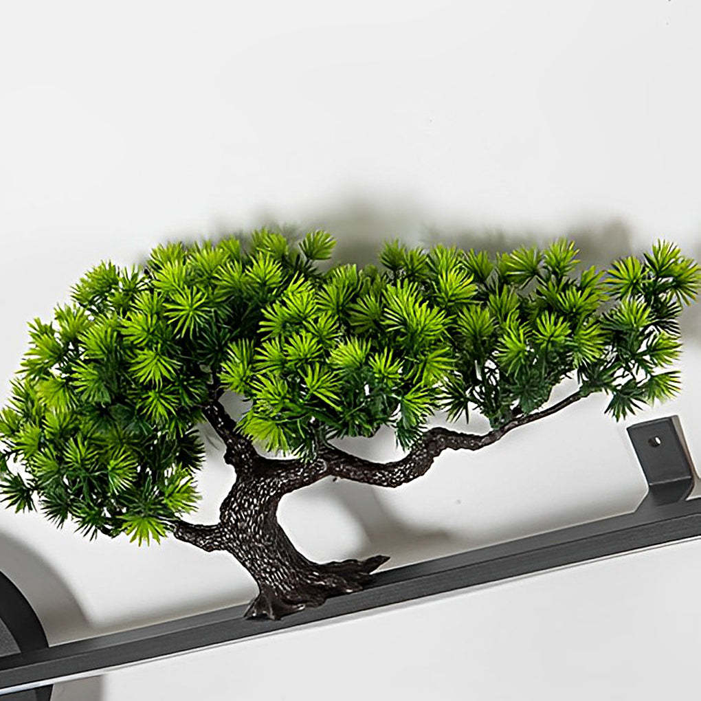 Moon Tree Scenery Waterproof LED Black Retro Outdoor Sconce