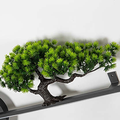 Moon Tree Scenery Waterproof LED Black Retro Outdoor Sconce