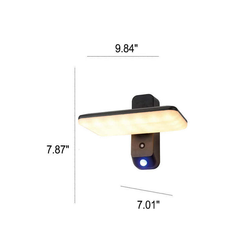 Modern Solar Infrared Sensor LED Outdoor Wall Sconce