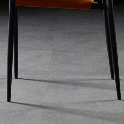 Nordic Leather Steel Stackable Dining Chair