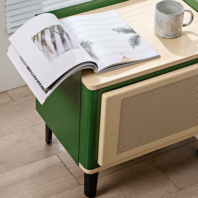Nordic Square Metal 2-Tier Side Table