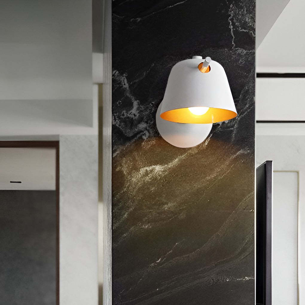 Hat Matte Metal Nordic Modern Wall Sconce