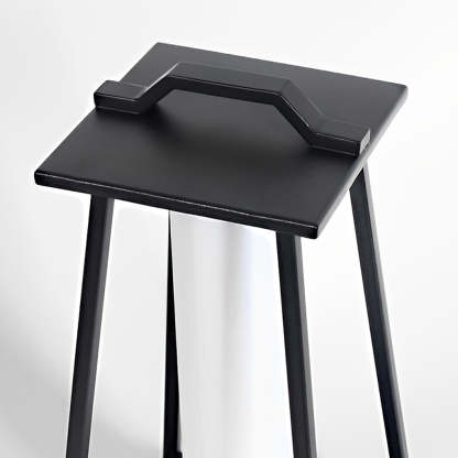 Portable Waterproof LED Removable Black Modern Outdoor Floor Lamp-Lighom