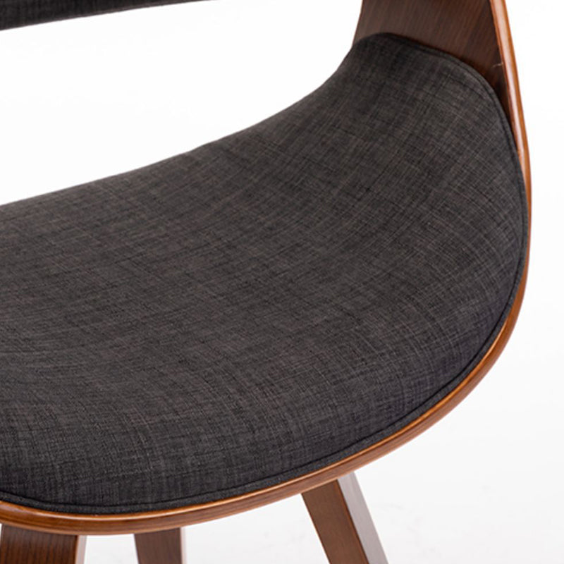 Contemporary Arc Upholstered Dining Chair
