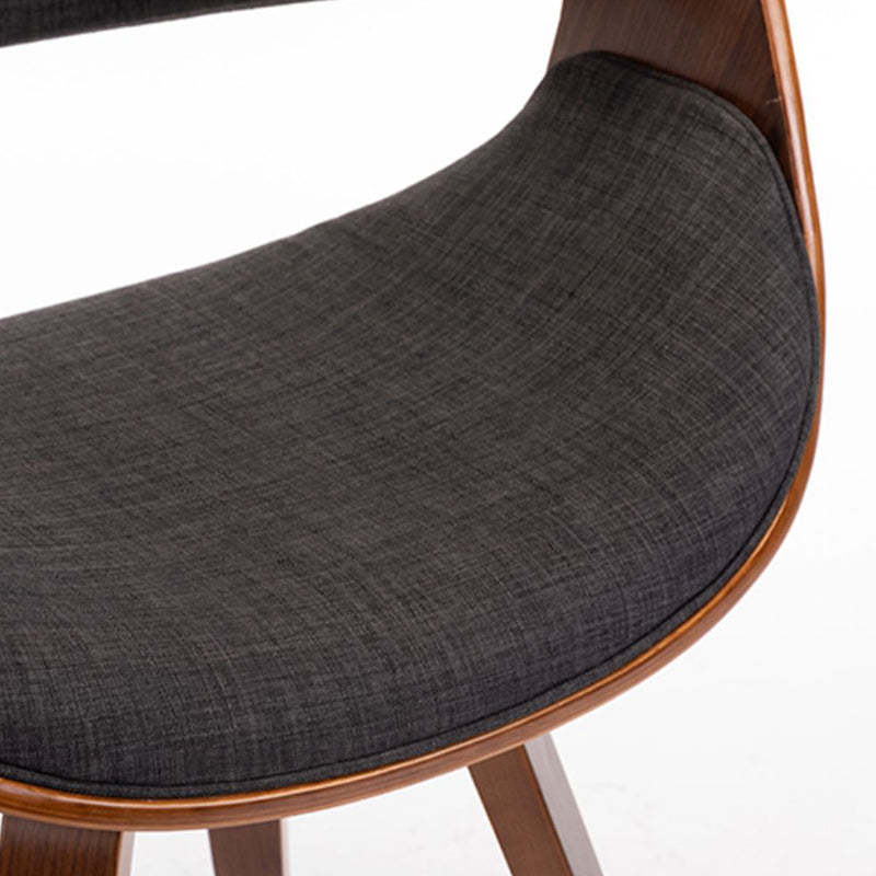 Contemporary Arc Upholstered Dining Chair