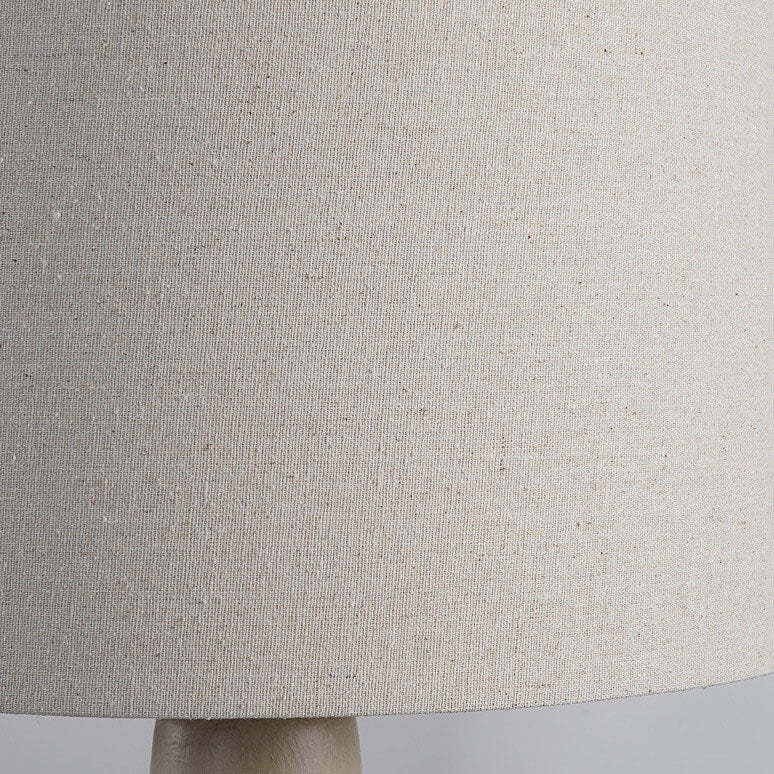 Vintage Minimalist Fabric Cement Base Lamp