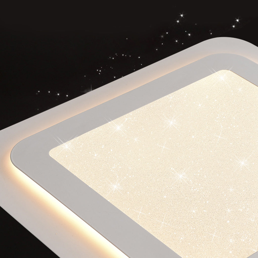 Minimalist Square Circular LED Dimmable Ceiling Light