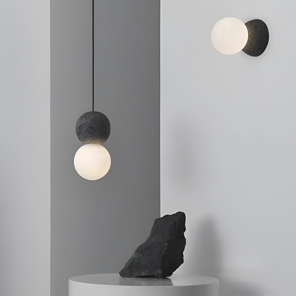 Creative Round LED Nordic Wall Lamp Sconces Pendant Light Hanging Lamp-Lighom