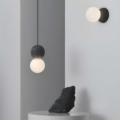 Creative Round LED Nordic Wall Lamp Sconces Pendant Light Hanging Lamp-Lighom