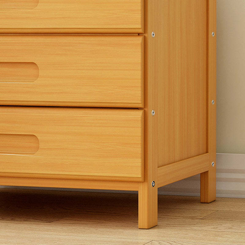 Minimalist Bamboo Coat Rack Nightstand 1/3-Drawer