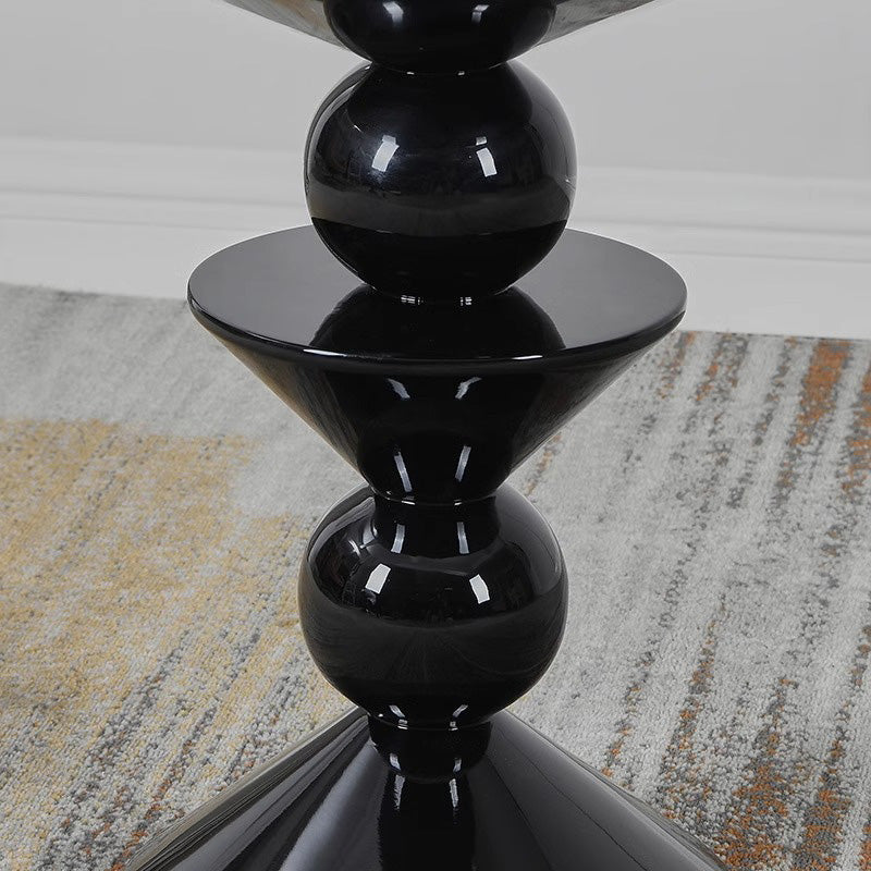 Nordic Resin Lacquer Side Table