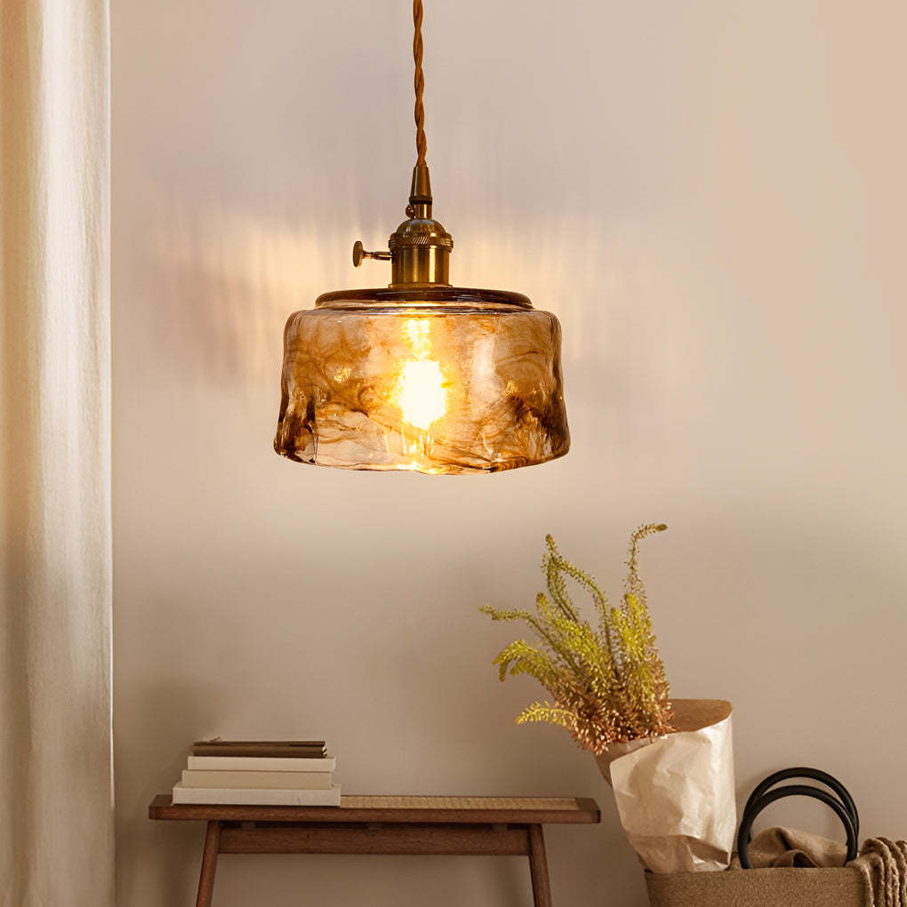 Metal Glass LED Nordic Island Pendant