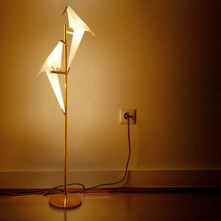 Nordic Iron Bird Floor Lamp