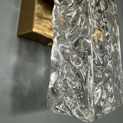 Creative Crystal Up and Down Lights LED Electroplated Modern Wall Sconces-Lighom