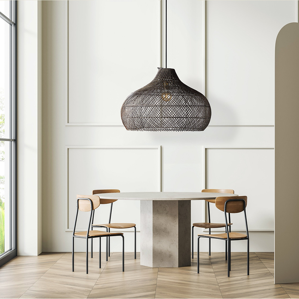 Modern Rattan Handwoven Island Pendant Light