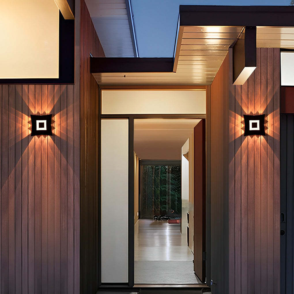 Four Way Wall Light Facade Light Outdoor LED 8W 4W 19W 6W Waterproof-Lighom