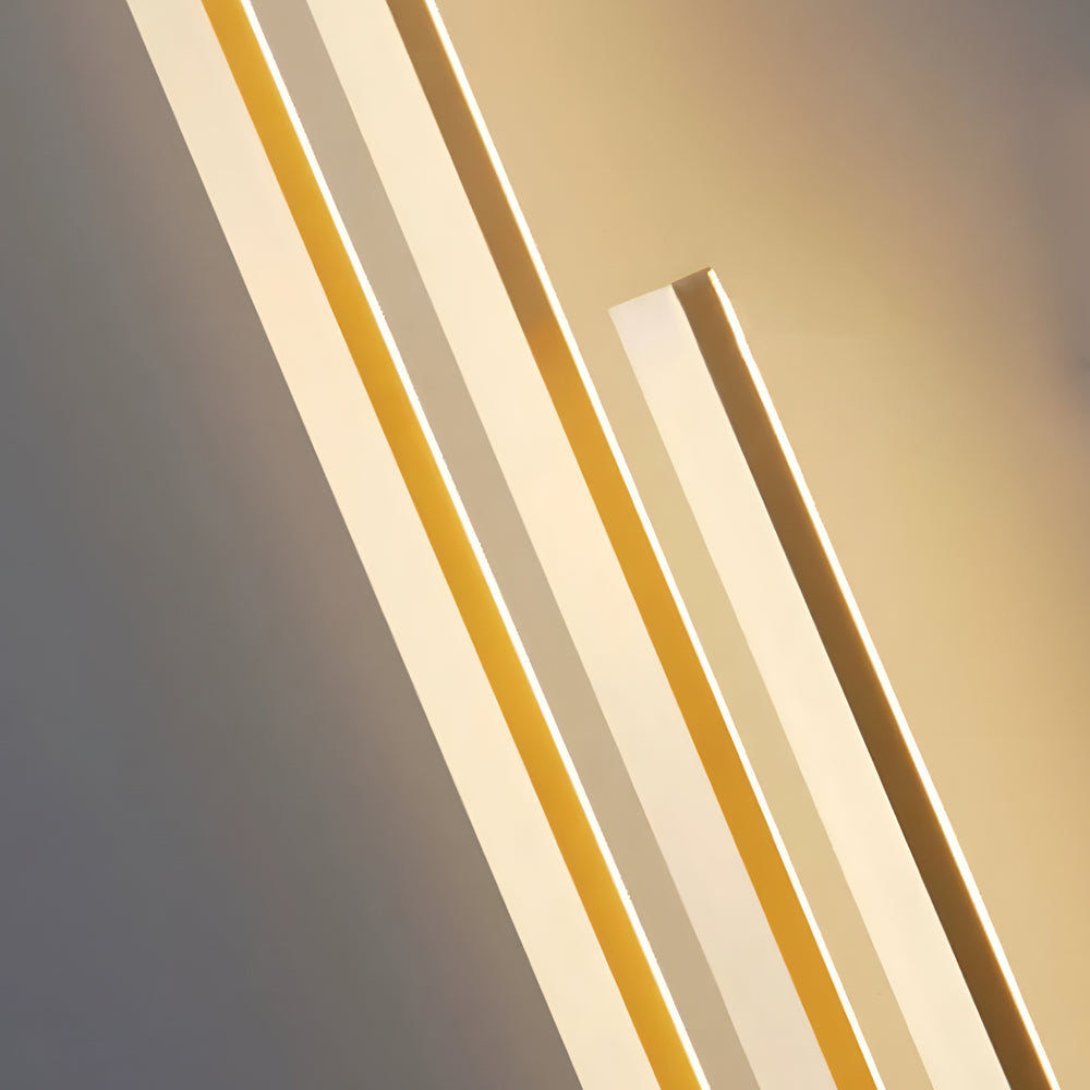 Modern Linear Wall Lamp Minimalist 2 Color Metal Wall Light-Lighom