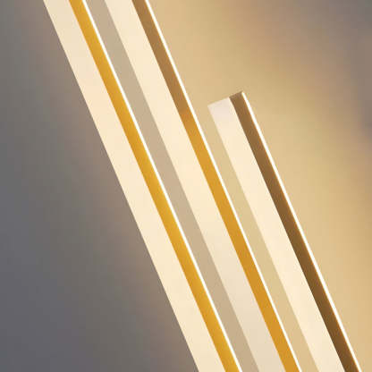 Modern Linear Wall Lamp Minimalist 2 Color Metal Wall Light-Lighom