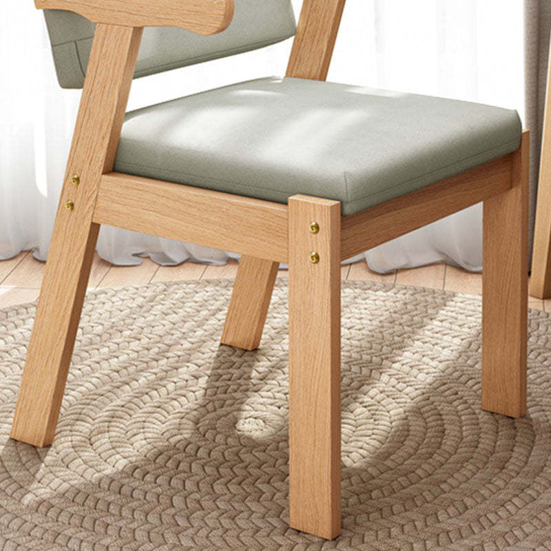 Nordic Wood Fabric Armchair