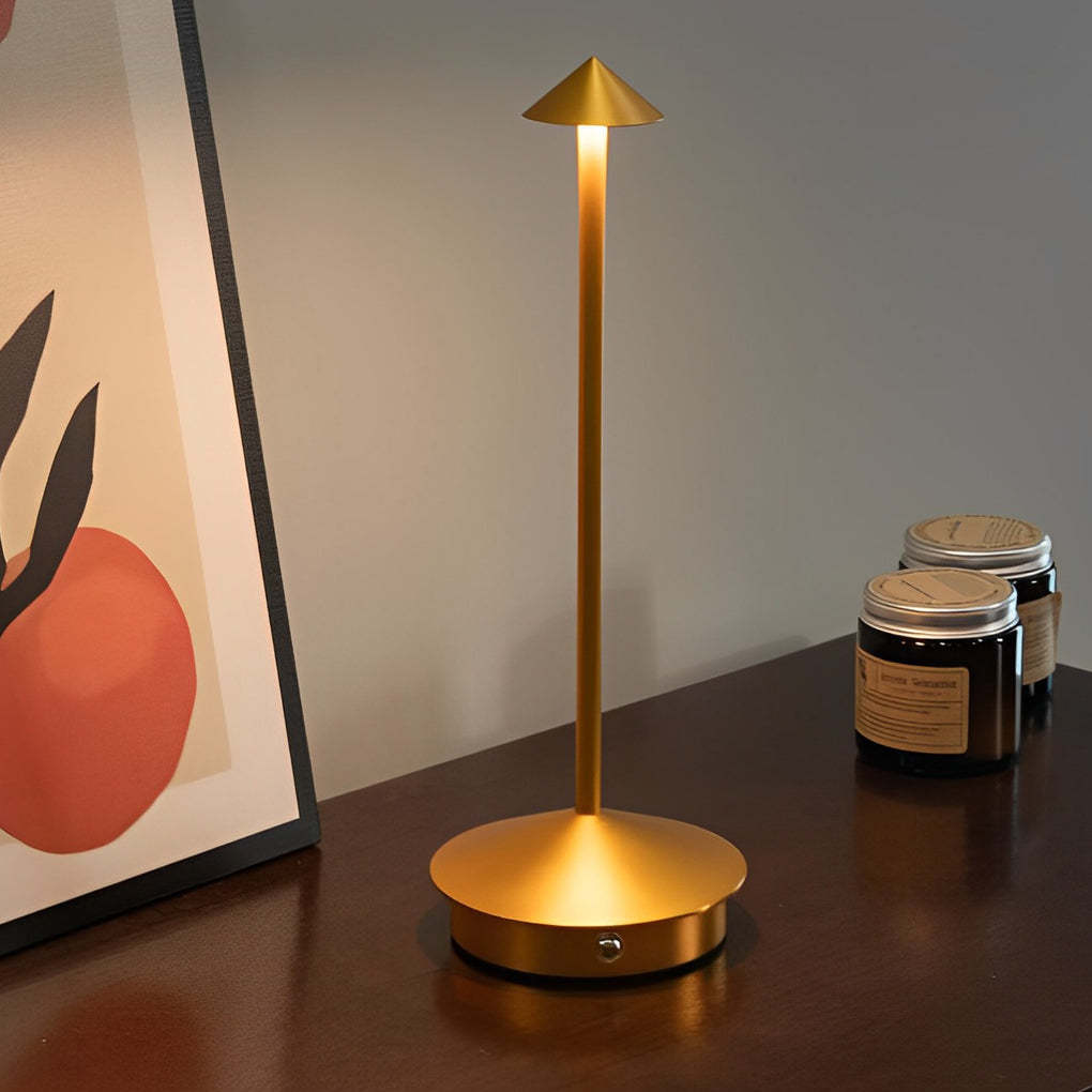11.41" Cordless Cute Mushroom Pina Lamp