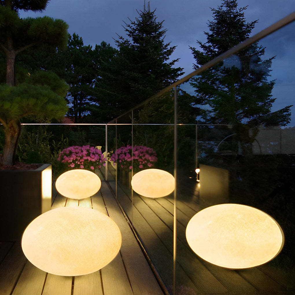 Resin Cobblestone LED Lawn Light Modern Waterproof Outdoor Landscape Lamp-Lighom