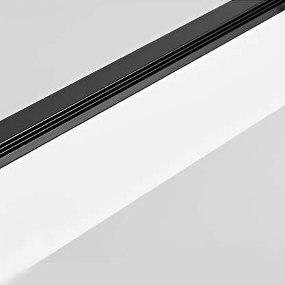 Minimalist Linear Strip Dimmable LED Black Chandelier