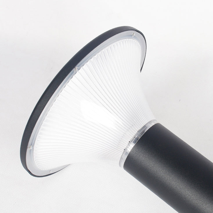 Minimalist Solar Round Ground Aluminum LED Light