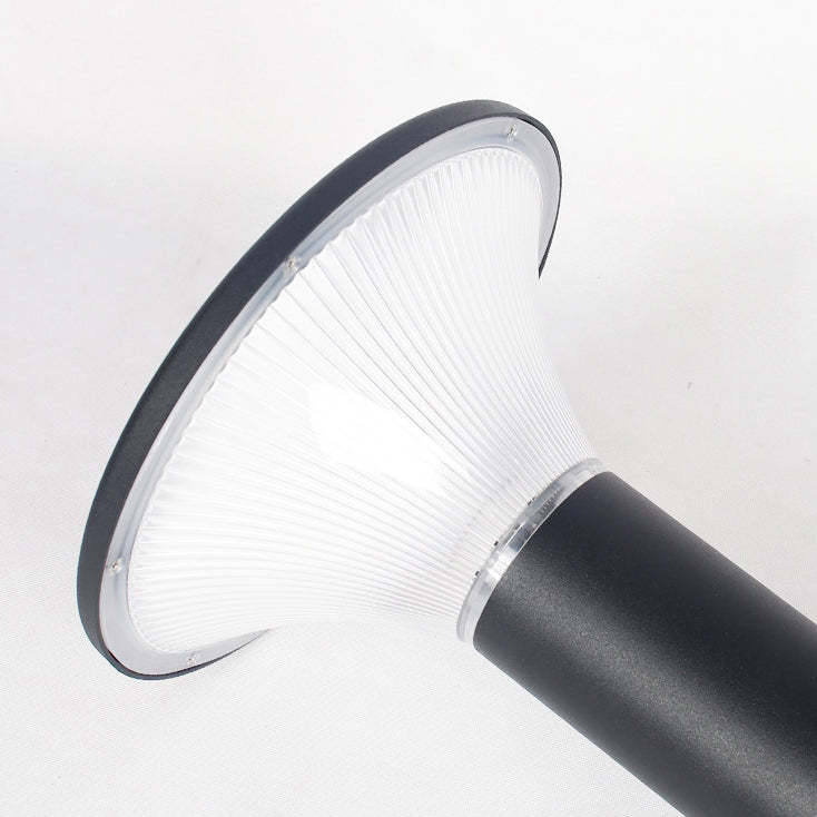 Minimalist Solar Round Ground Aluminum LED Light