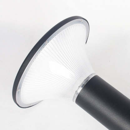 Minimalist Solar Round Ground Aluminum LED Light