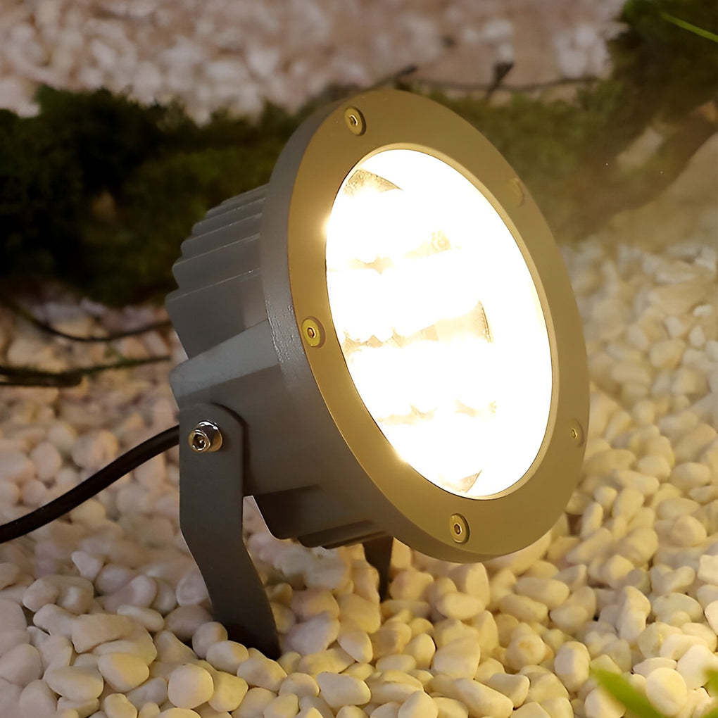 Round Waterproof Modern LED Spotlights Outdoor Tree Spot Lights DC24V-Lighom