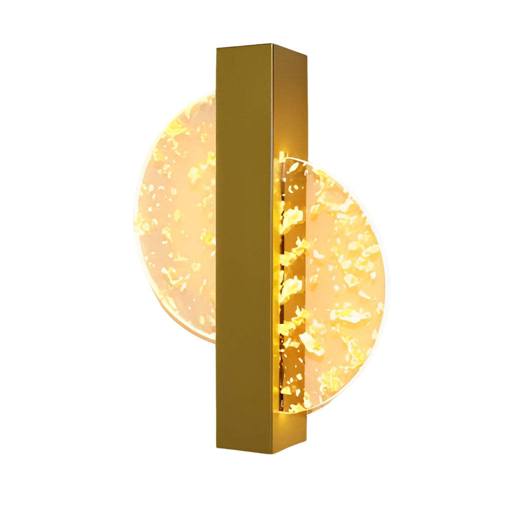 Round Square Semicircle Creative LED Nordic Bedside Wall Lamps Wall Lights-Lighom