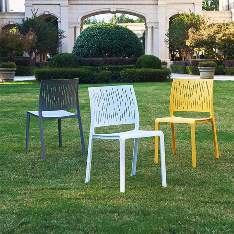 Minimalist Square Plastic Chair