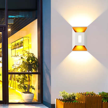 Waterproof LED Up and Down Lights Modern Wall Lamp Wall Sconce Lighting-Lighom