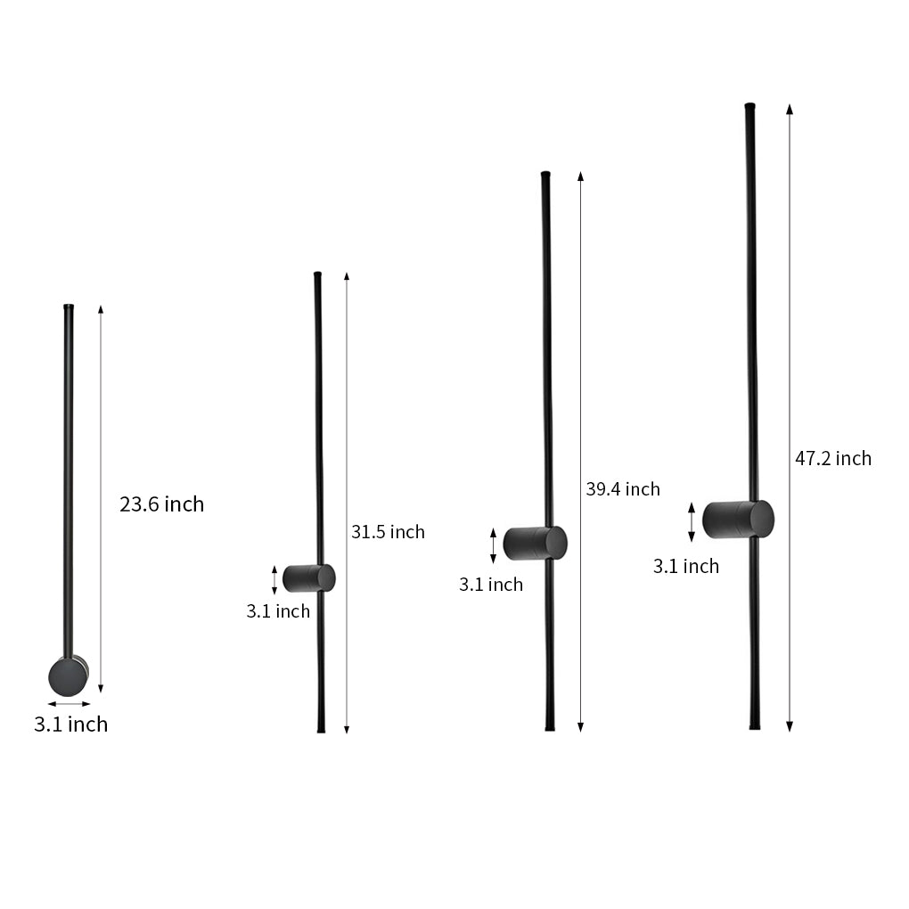 Remote Control RGB Long Strip LED Wall Lamp Sconces Wall Lights-Lighom