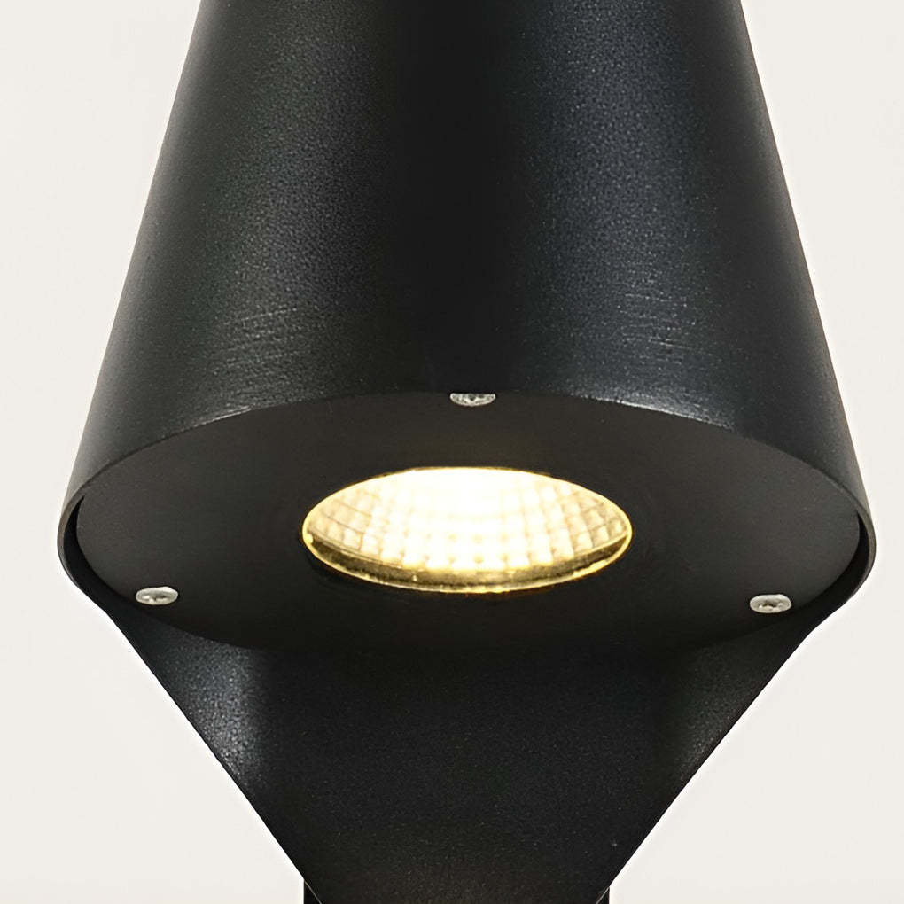 Minimalist Waterproof LED 10w Black Modern Outdoor Pathway Lights-Lighom