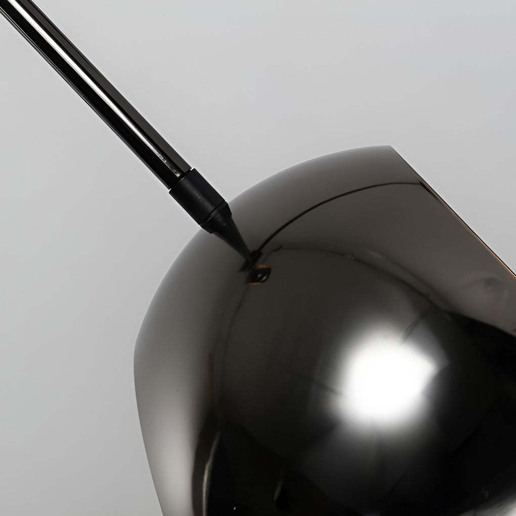 Geometric Linear Black Modern Pendant Chandelier