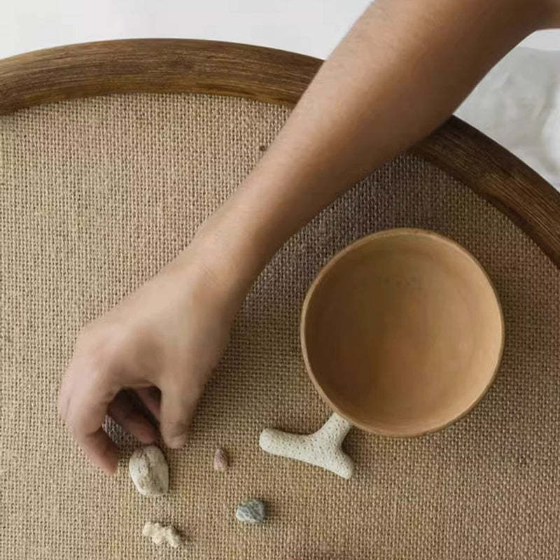Nordic Round Rattan Coffee Table